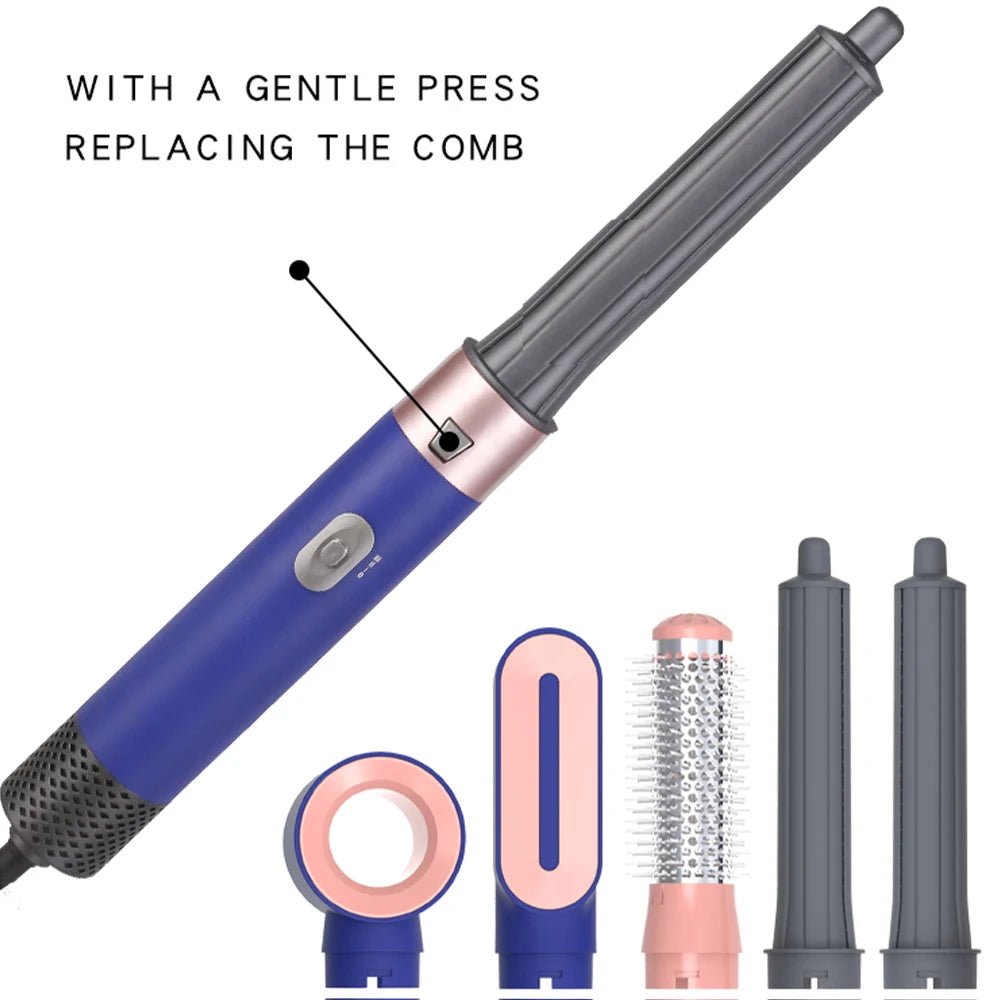 Hair dryer set for curling, straightening hair - Well - Being