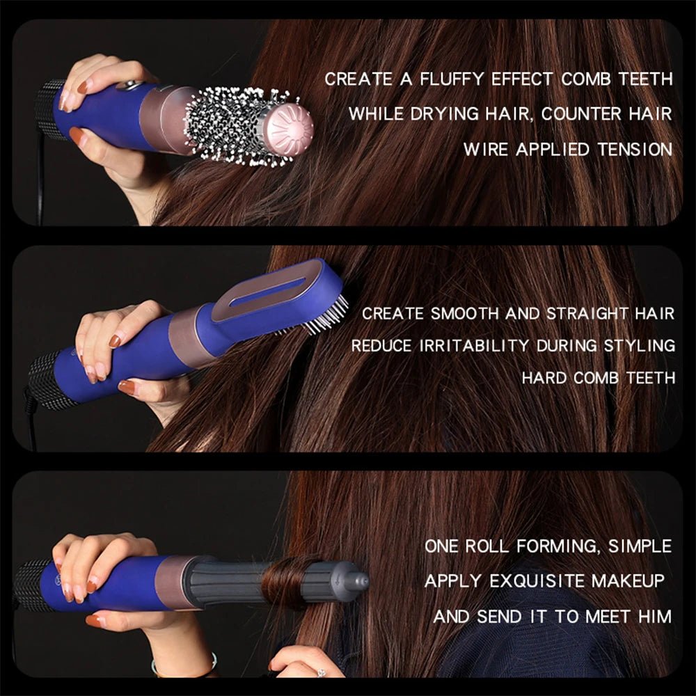 Hair dryer set for curling, straightening hair - Well - Being