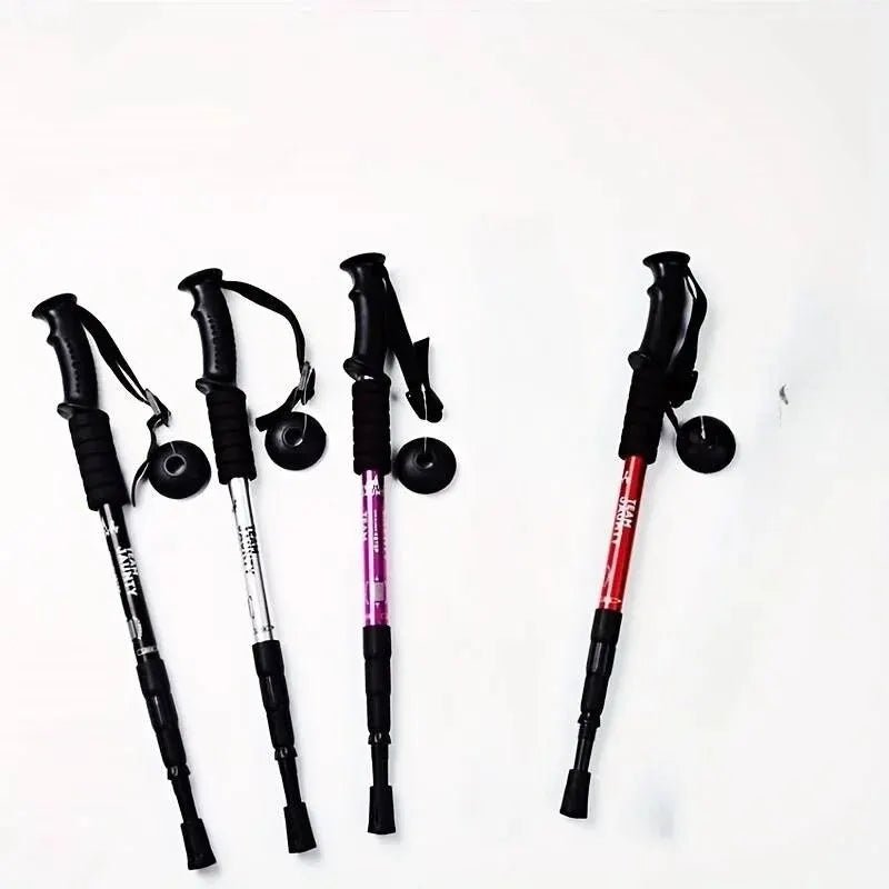 Trekking poles shock - absorbing folding ultra - light - Well - Being