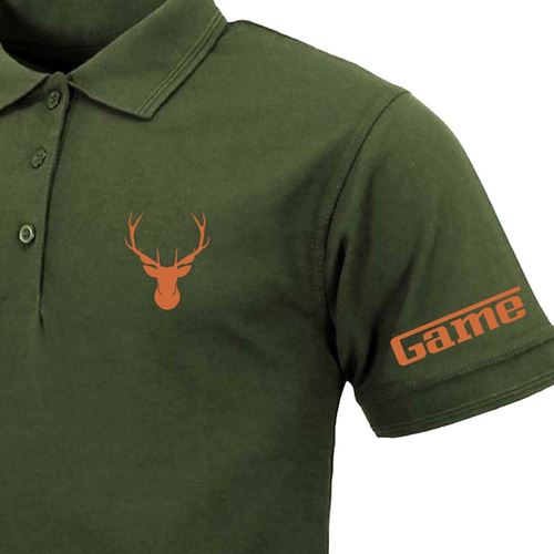 Game Stag Logo Polo Shirt - Well - Being