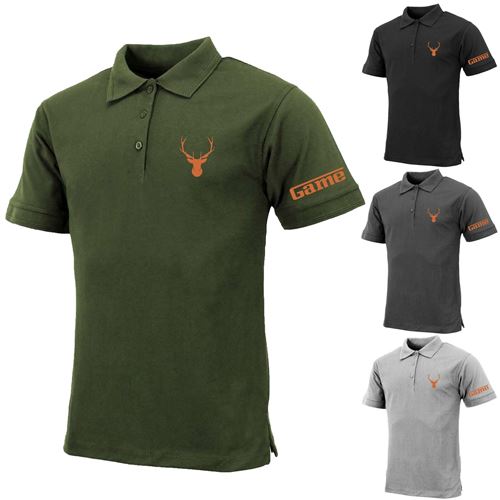 Game Stag Logo Polo Shirt - Well - Being
