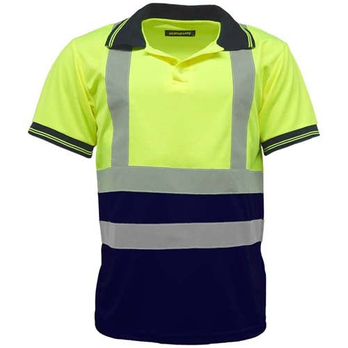 HV004 Hi Vis Short Sleeve Polo Shirt - Well - Being