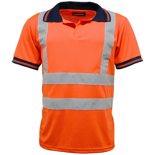 HV004 Hi Vis Short Sleeve Polo Shirt - Well - Being