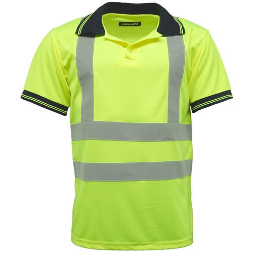 HV004 Hi Vis Short Sleeve Polo Shirt - Well - Being