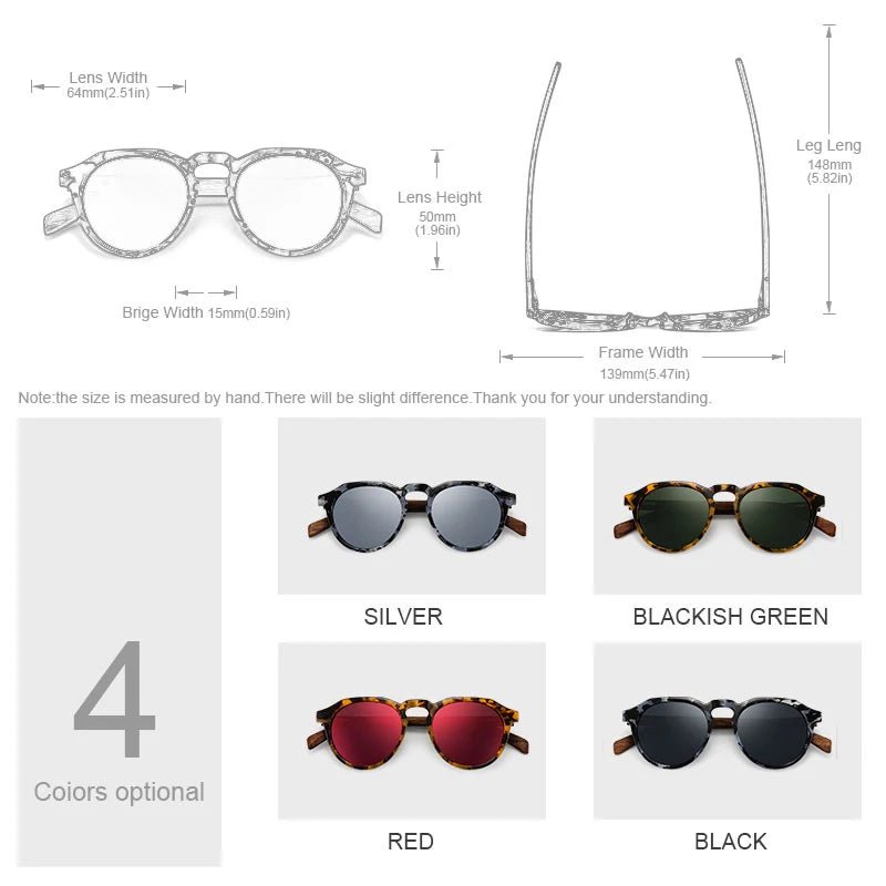 Oh Wood Sunglasses - Well - Being