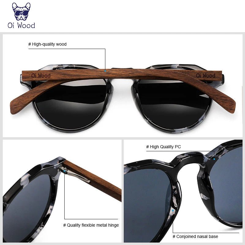 Oh Wood Sunglasses - Well - Being