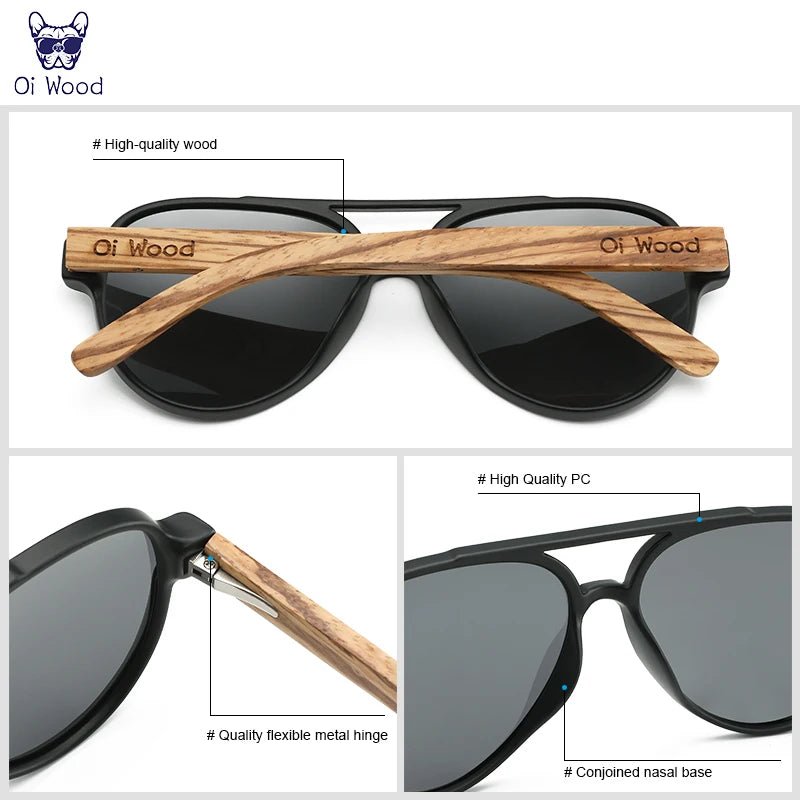 Oi Wood Sunglasses Original - Well - Being