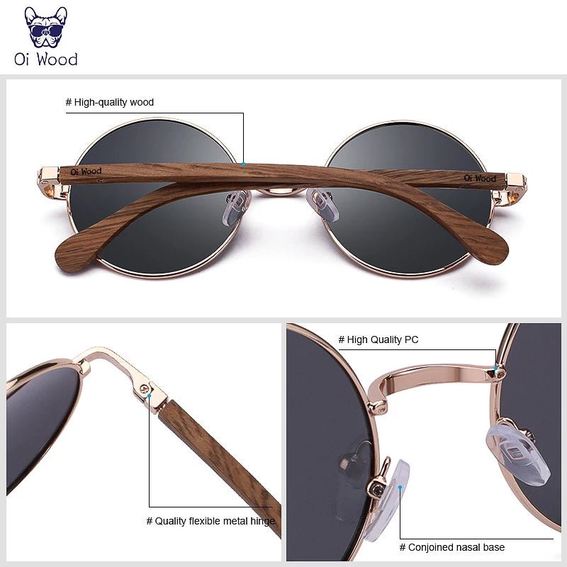Oi Wood Sunglasses Polarized - Well - Being