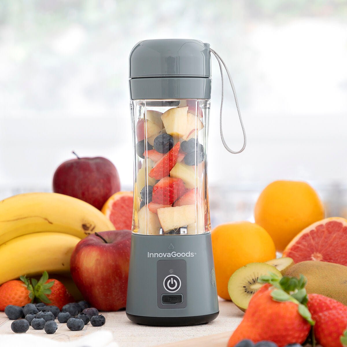 Portable Rechargeable Cup Blender Shakuit InnovaGoods - Well - Being