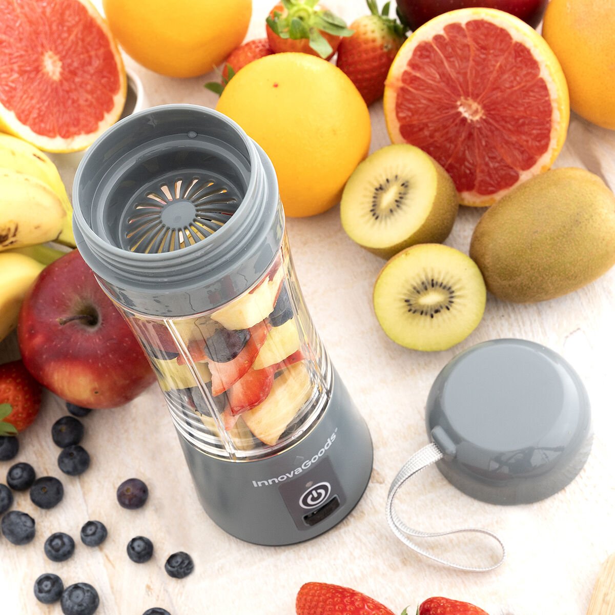 Portable Rechargeable Cup Blender Shakuit InnovaGoods - Well - Being