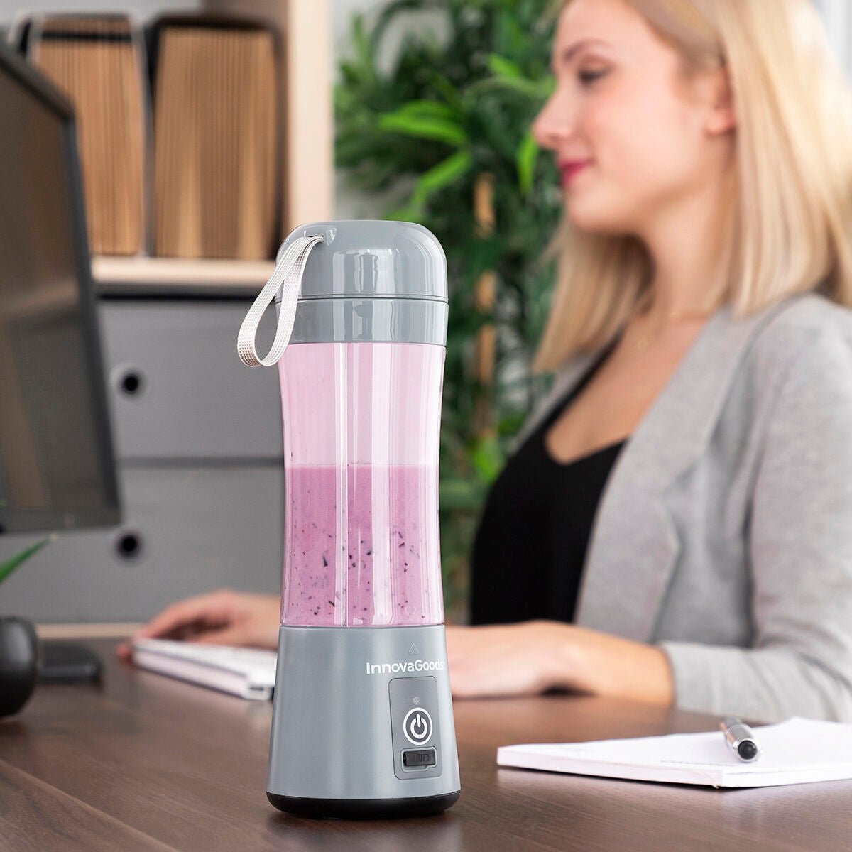 Portable Rechargeable Cup Blender Shakuit InnovaGoods - Well - Being
