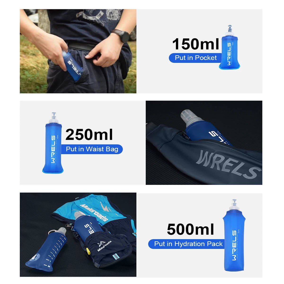 WRELS Sports Water Bottle - Well - Being