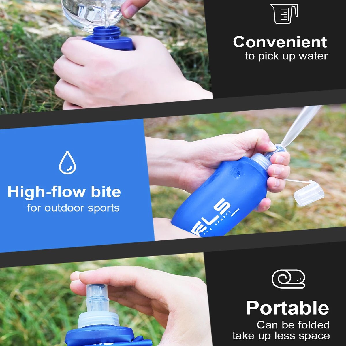 WRELS Sports Water Bottle - Well - Being
