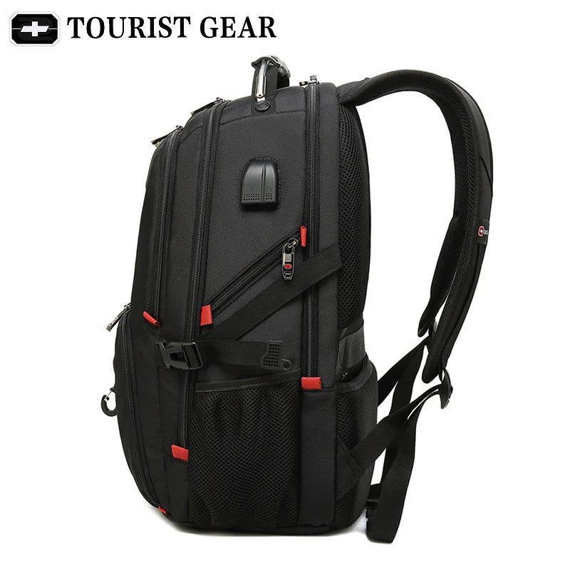 Men’s Travel Anti-Theft Laptop Backpack with USB | Well-Being
