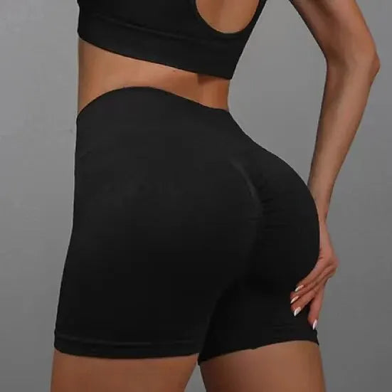 Women’s High Waist Yoga Shorts | Butt Lifting Fitness Tights | Well-Being