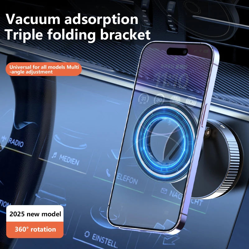 Vacuum Magnetic Suction Phone Holder, Car