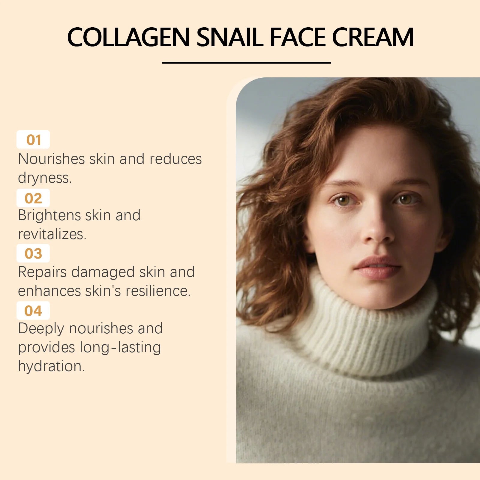 Snail Mucin Collagen Cream