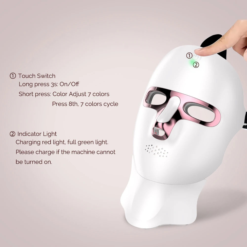 7 color LED Face Neck | Well - Being 