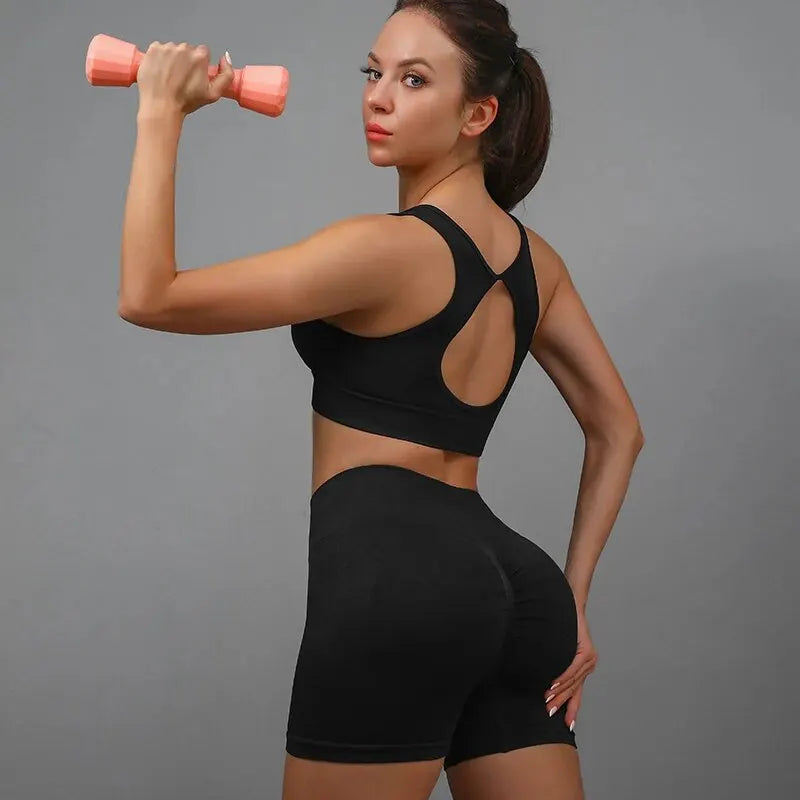 Women’s High Waist Yoga Shorts | Butt Lifting Fitness Tights | Well-Being