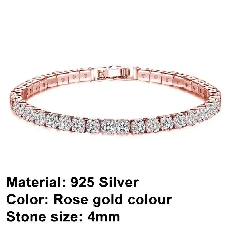 Sparkling Zircon Luxury Bracelet | Elegant Women's Jewelry | Well-Being
