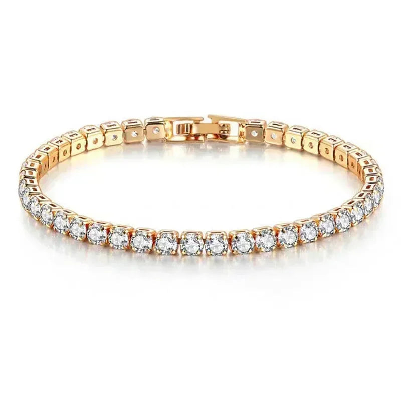 Sparkling Zircon Luxury Bracelet | Elegant Women's Jewelry | Well-Being