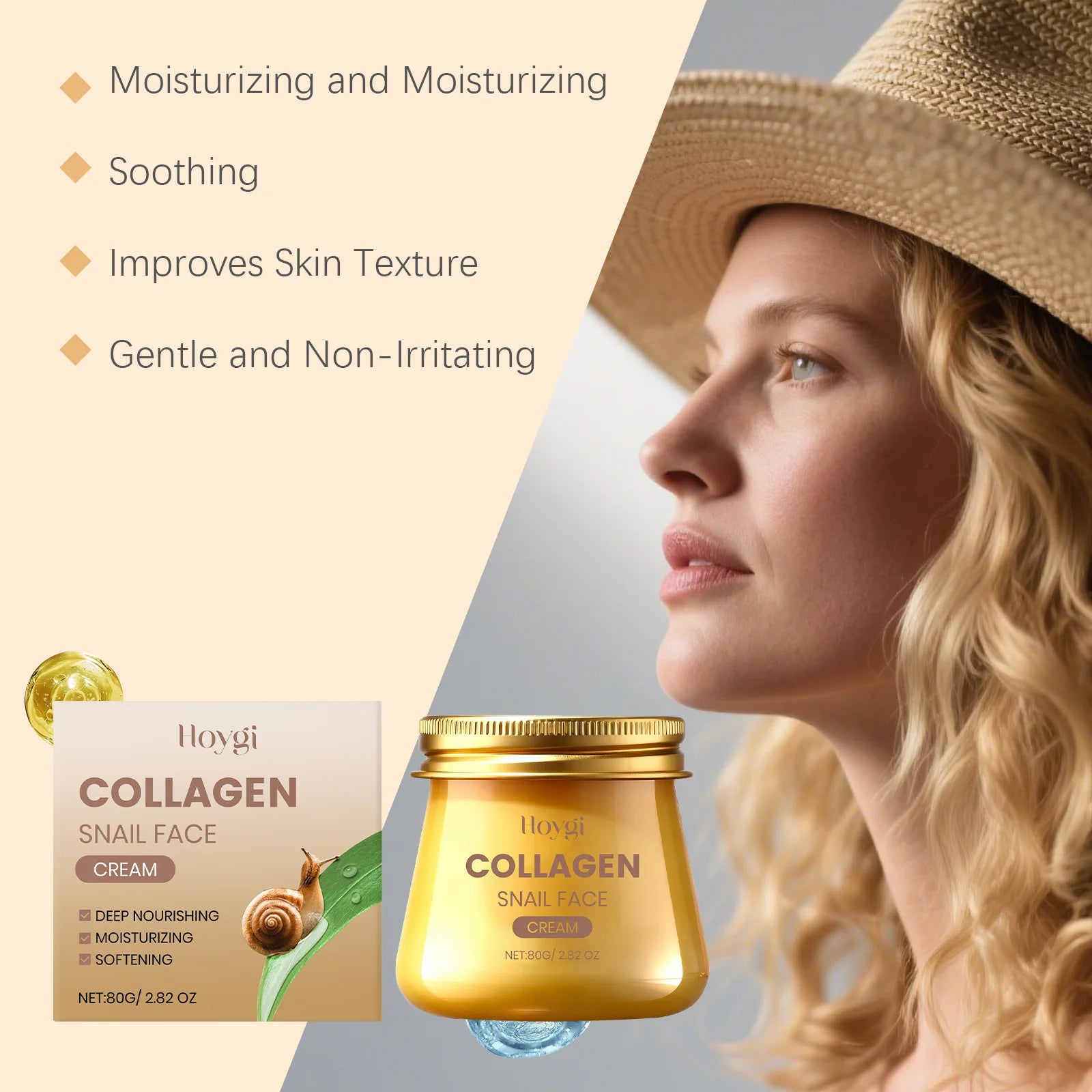 Snail Mucin Collagen Cream