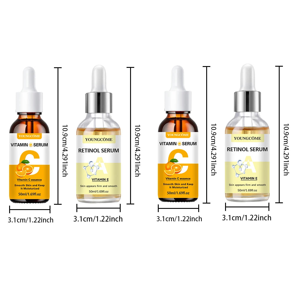 Vitamin C & Retinol Serum Set