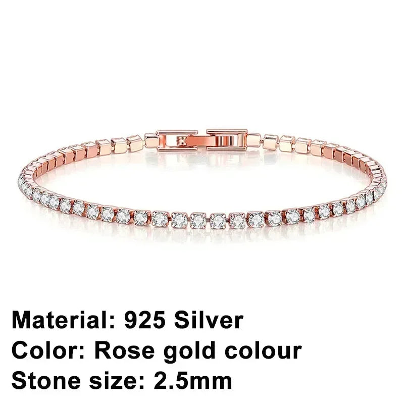 Sparkling Zircon Luxury Bracelet | Elegant Women's Jewelry | Well-Being