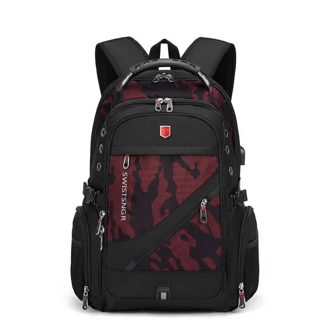 Laptop Backpack USB  | Well - Being