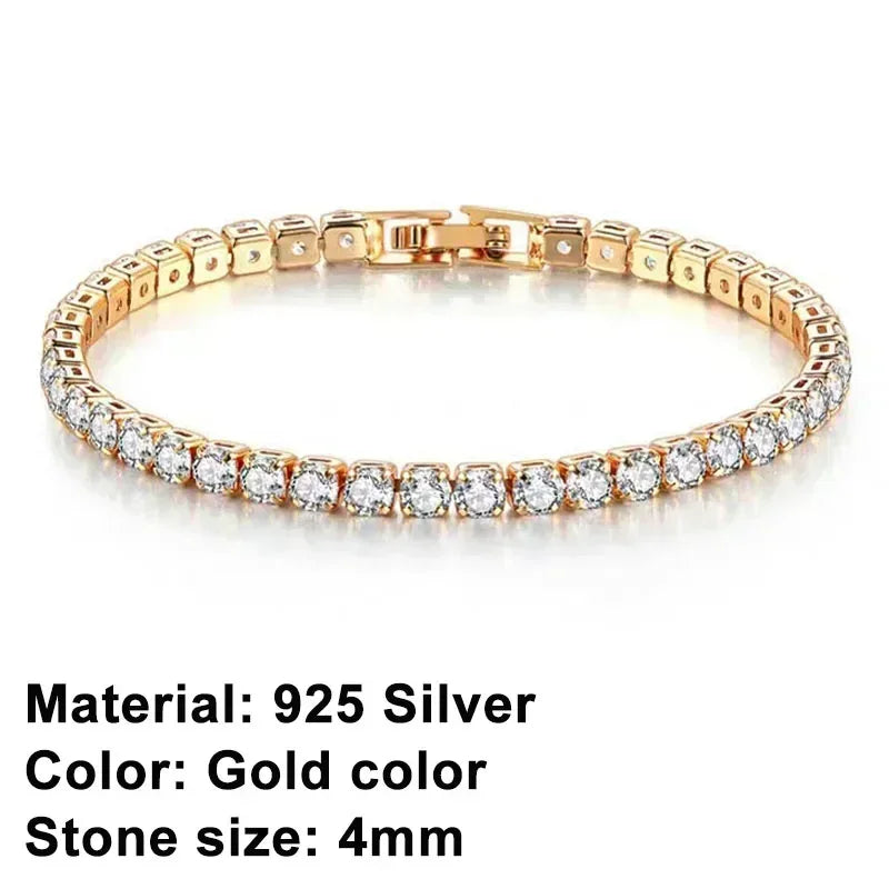 Sparkling Zircon Luxury Bracelet | Elegant Women's Jewelry | Well-Being