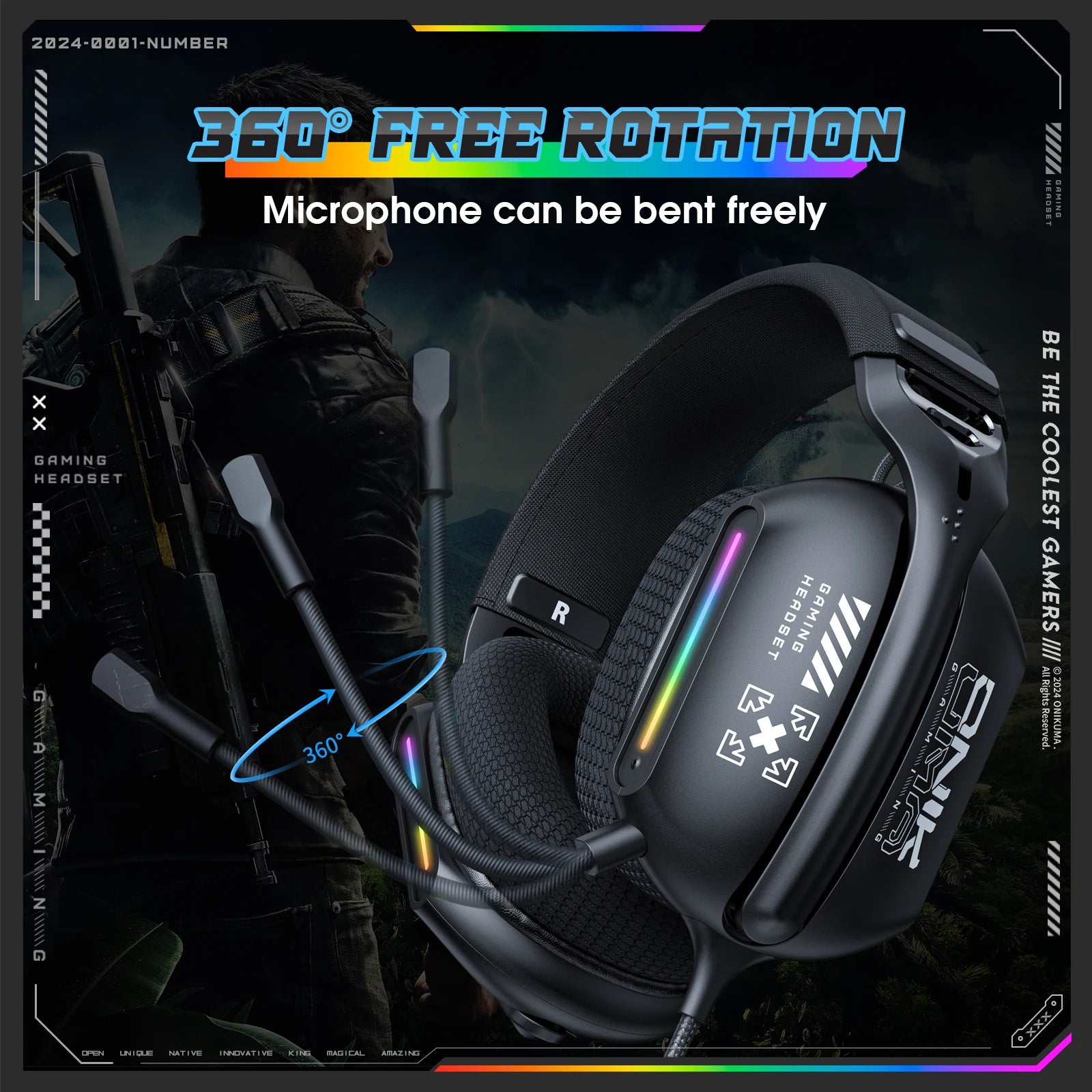 ONIKUMA X12 Gaming Headset