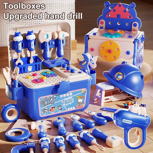 Kids Tool Set with Electric Toy Drill | Well-Being
