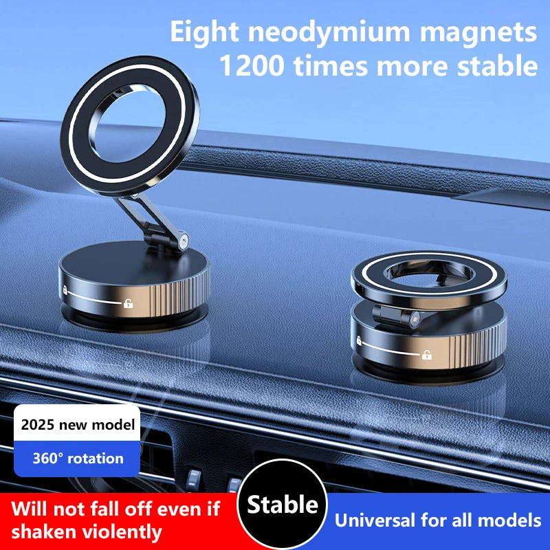 Vacuum Magnetic Suction Phone Holder, Car