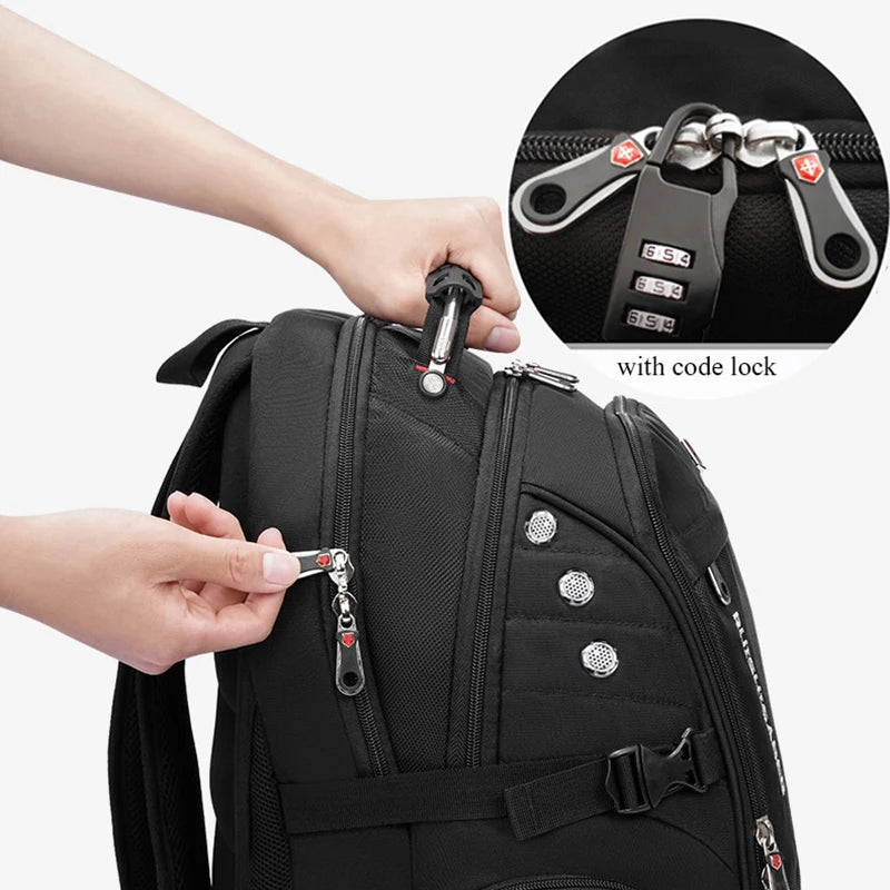 Laptop Backpack USB  | Well - Being