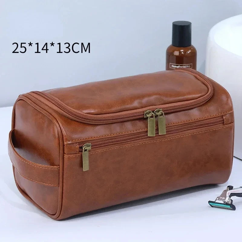 Leather Toiletry Bag