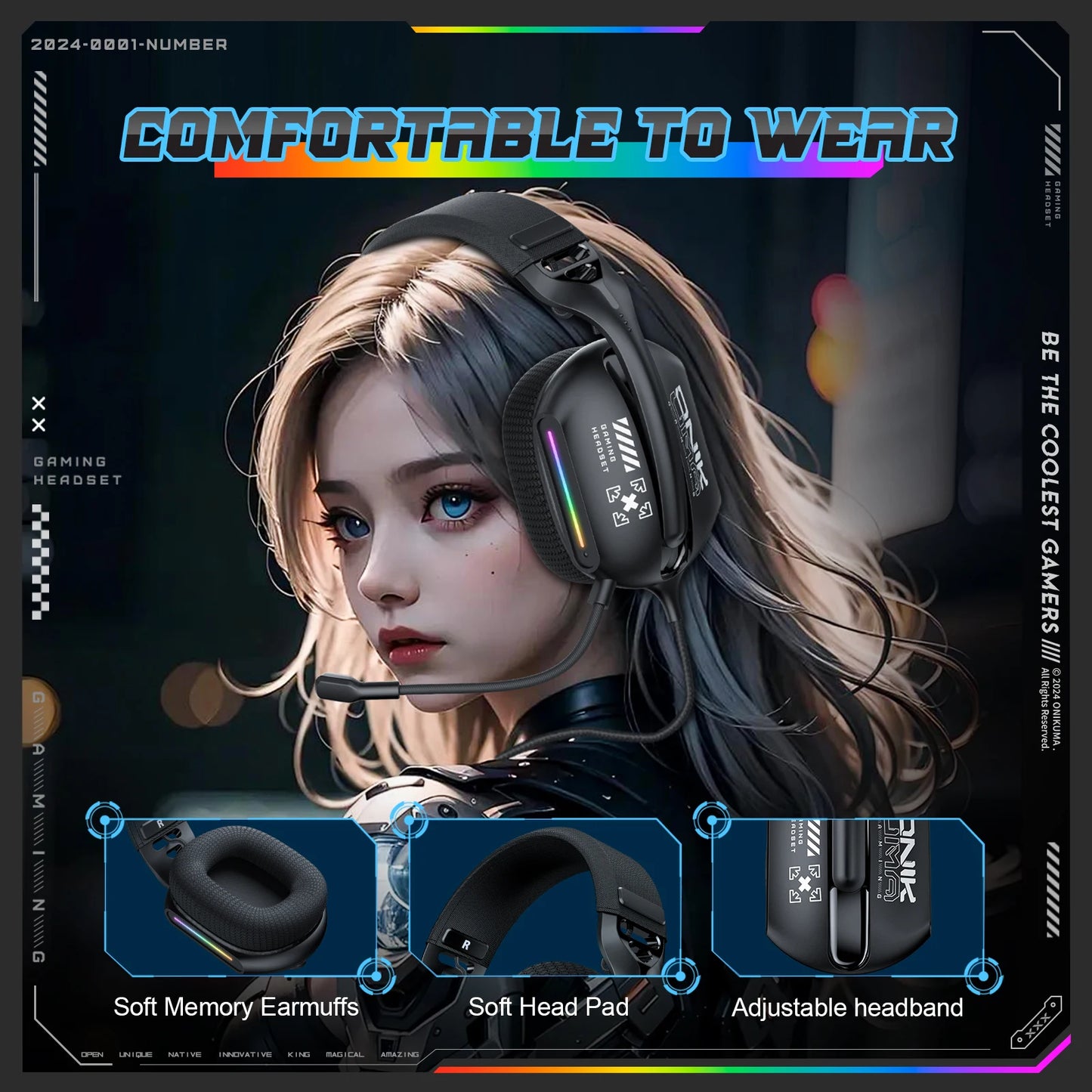 ONIKUMA X12 Gaming Headset