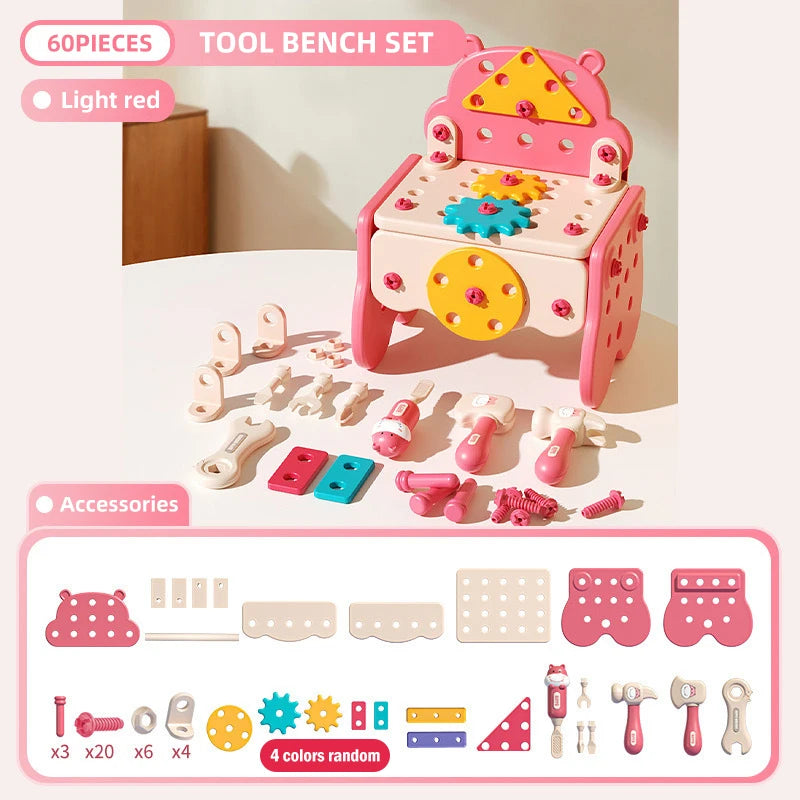 Kids Tool Set with Electric Toy Drill | Well-Being