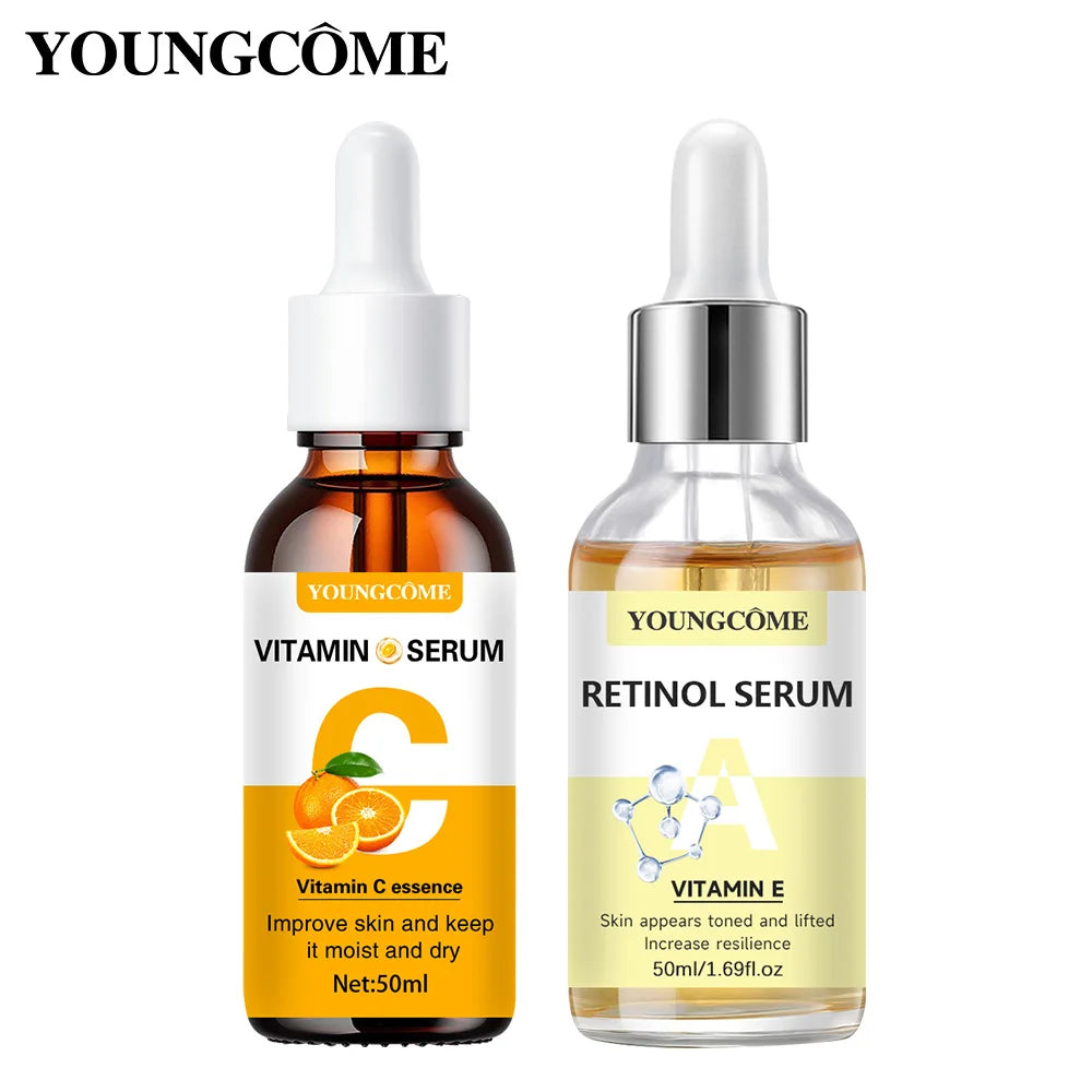 Vitamin C & Retinol Serum Set