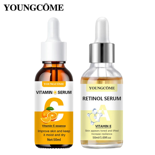 Vitamin C & Retinol Serum Set