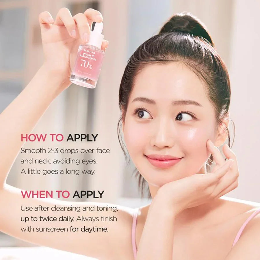 70% Peach Niacinamide Serum