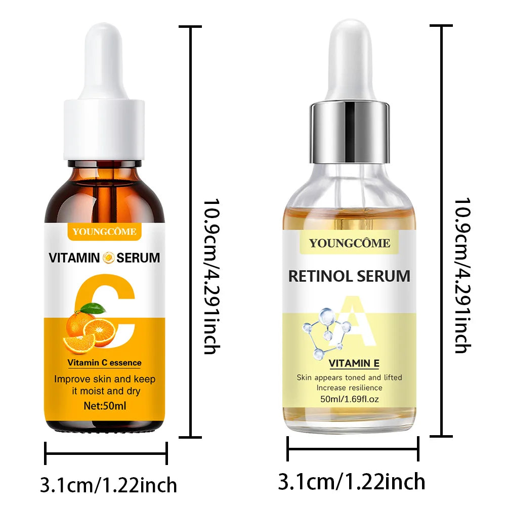 Vitamin C & Retinol Serum Set