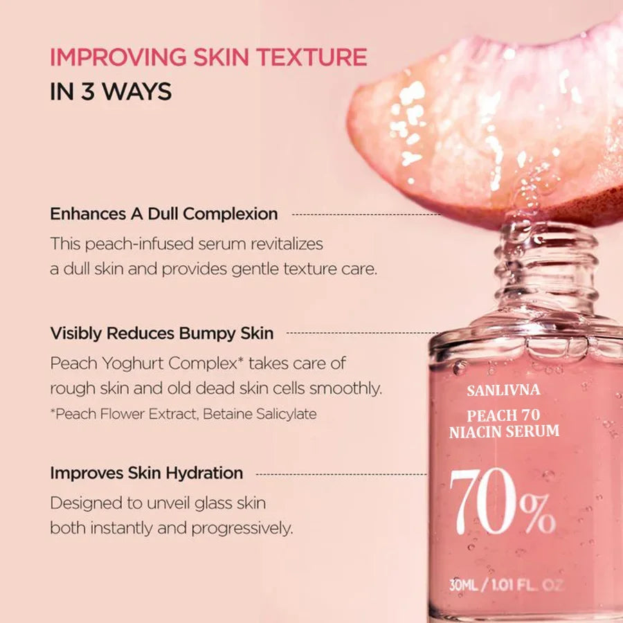 70% Peach Niacinamide Serum