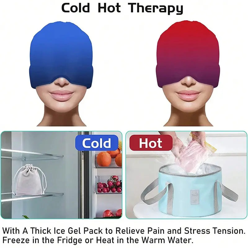 Cooling Gel Ice Head Wrap 