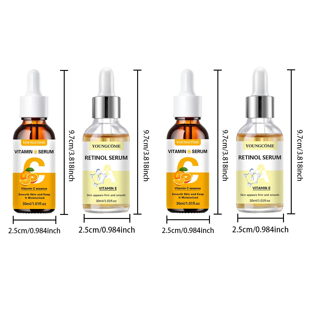 Vitamin C & Retinol Serum Set