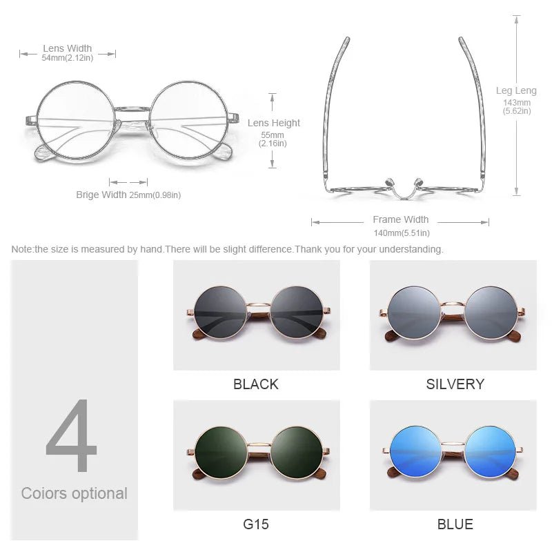 Oi Wood Sunglasses Polarized - Well - Being